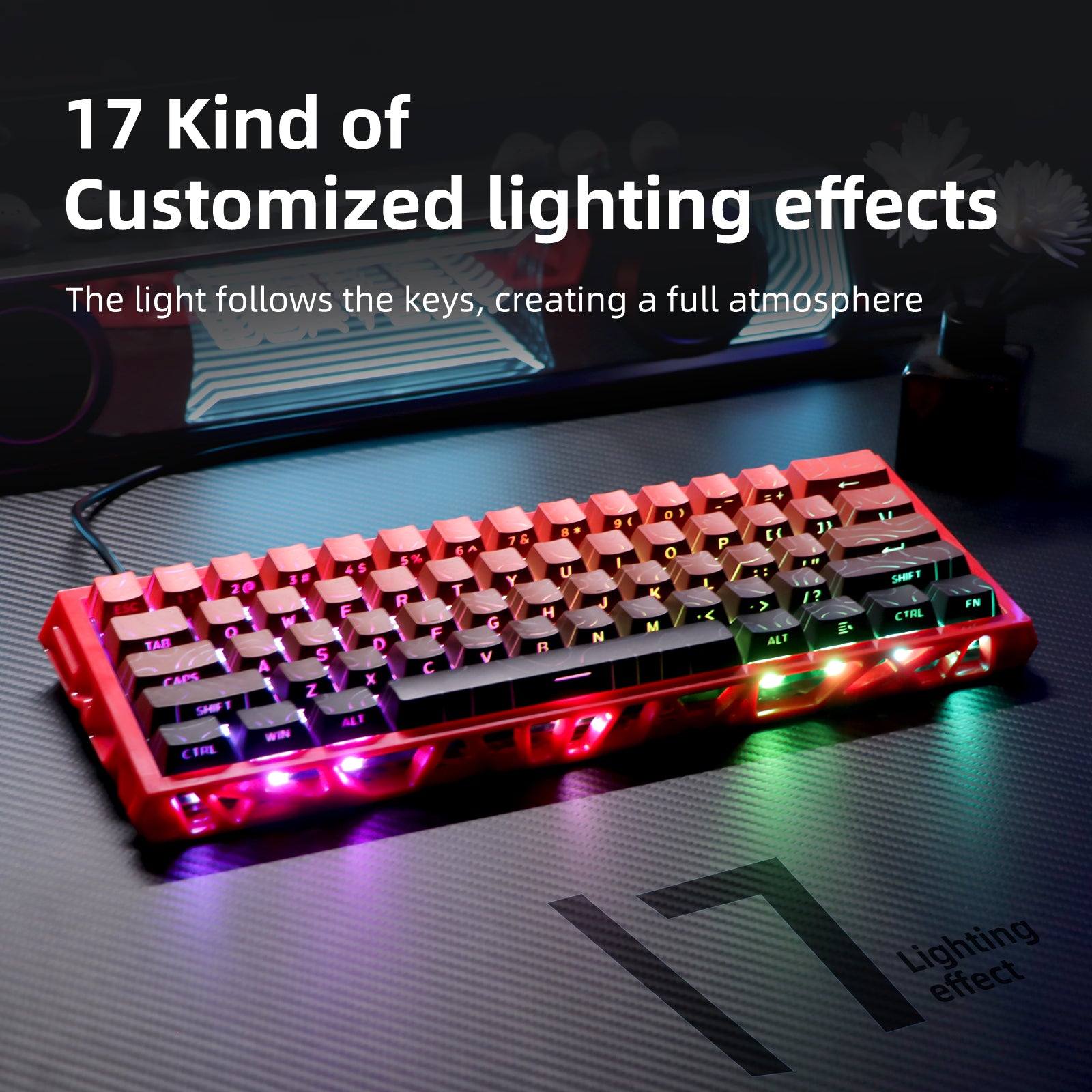 NJ61 Hollow Single-Mode Mechanical Keyboard