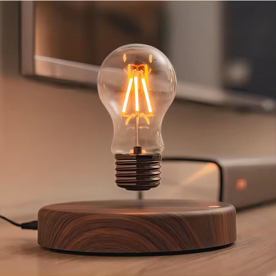 Light Up Your Space with This Amazing Floating Magnetic Levitation Lamp! Perfect for Home, Office, or as a Unique Birthday Gift! 💡✨ #HomeDecor #GiftIdeas #NightLight