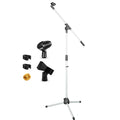5 Core Tripod Mic Stand Floor Adjustable 18 To 72 Inches Sturdy Boom Arm Holder Microphone Stands Pe