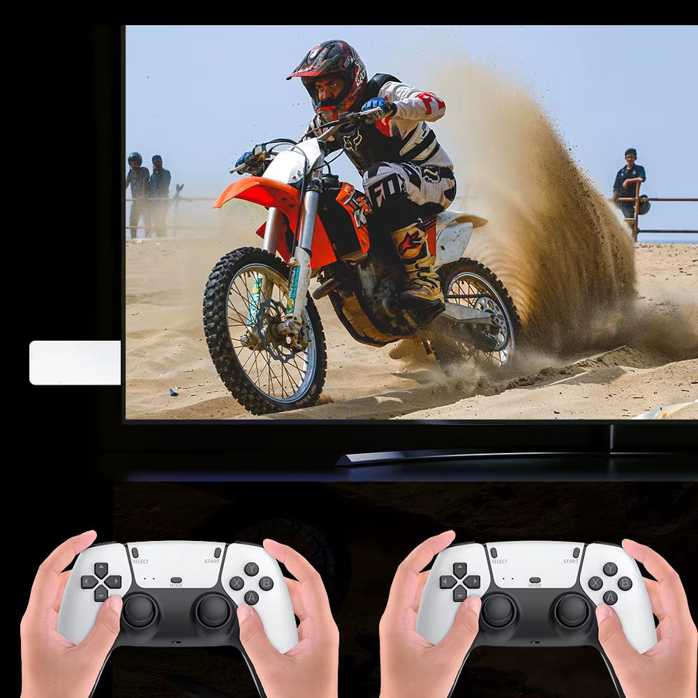 M15 Retro Game Console 64GB 20000+Game 4K High-Definition Output Handheld Video Game Stick 20+Emulator GBA PS1 Arcade Game