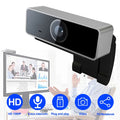 FHD 1080P Webcam USB PC Computer Webcam Auto Focus With Microphone 60-Degree Widescreen Desktop Lapt
